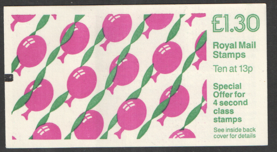 (image for) FL14A / DB7(41) + BMB Cyl B37 (-) £1.30 Balloons Left Margin Folded Booklet